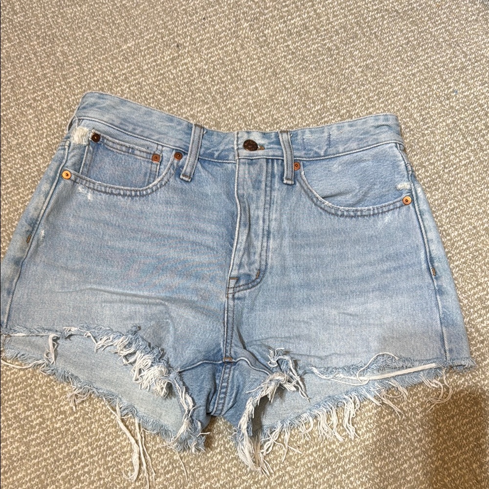 Madewell Relaxed Denim Blue Women's Shorts